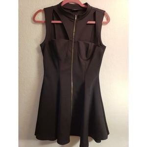 Necessary clothing cutout  skater dress size lg